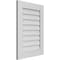 Ekena Millwork Vertical Surface Mount PVC Gable Vent: Non-Functional, w/ 3-1/2"W x 1"P Standard Frame, 22"W x 30"H GVPVE22X3001SN - alternate 3